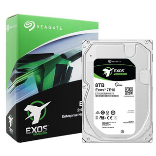 希捷SeagateST8000NM017B银河企业级8T 7200转NAS机械硬盘垂直8TB 8TB