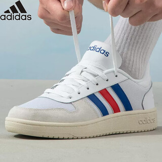 Adidas hoops 2.0 men's and women's low-cut comfortable, wear-resistant, breathable sports and leisure sneakers fw8250 42