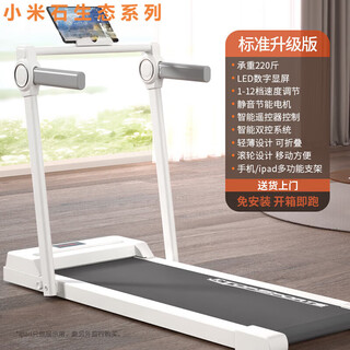 Xiaomi stone treadmill home model small folding home style ultra-quiet electric walking tablet for indoor gym white standard upgraded version