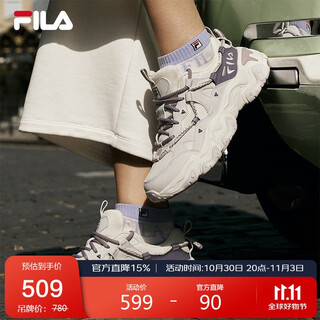 Fila official women's shoes dad shoes sneakers 2025 cat claw shoes 5th generation retro casual shoes