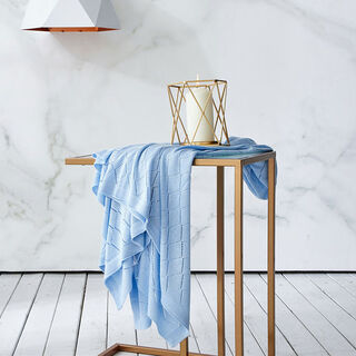 Yusenyi summer baby good family ice silk blanket bamboo fiber children's knitted blanket kindergarten summer cool quilt breathable cover blue 115 points 15