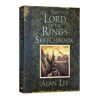 Pre-sale the lord of the rings sketchbook english original novel the lord of the rings line drawing illustration collection deluxe hardcover large open collector's edition alan lee english version