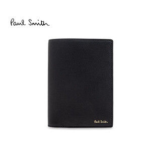 Paul smith fw25 light luxury men's printed passport holder black one size