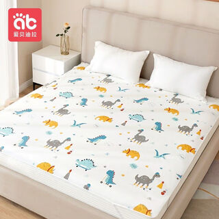 Aibedila diaper pad children's waterproof large bed size washable cloth pad baby full sheet sheet 180*200cm skin-friendly bed sheet-sweet dream bunny