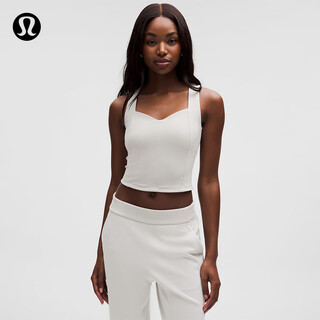 Lululemon丨nulu women's sweetheart neck built-in underwear vest b/c lw1fx6s dove gray s