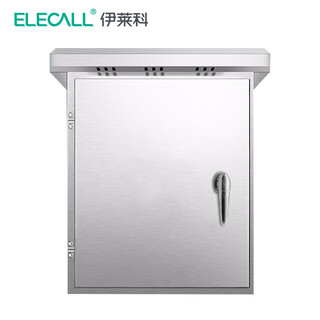 Elecall distribution box 300*400*180mm-201 outdoor stainless steel waterproof monitoring box charging box electrical control box (station) 0.5mm hand lock without printing