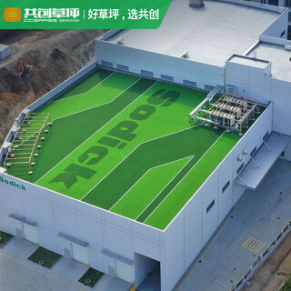 Co-create lawn roof lawn artificial outdoor 20mm rooftop simulated grass decoration enterprise design professional fake turf ccg roof lawn customization