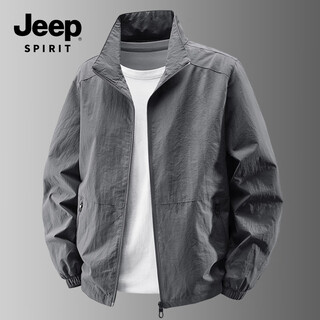 Jeep spirit jacket men's light business jacket men's casual versatile outerwear men's 2499 dark gray xl