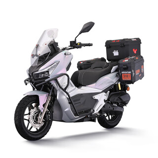 Wangya motorcycle's new adv150 scooter motorcycle original efi can be branded fuel off-road men's and women's fuel-saving naked bike + three boxes + guardrail + gift color remarks