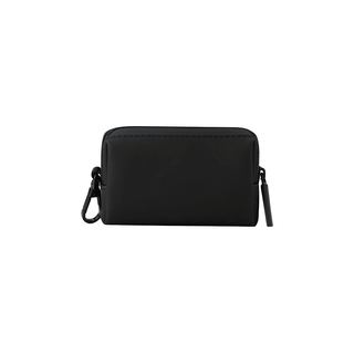 Muji cosmetic bag freely combinable storage bag cosmetic storage box travel storage bag large capacity black 5s rectangular mini length 9x width 6x thickness 2.3c 1 piece