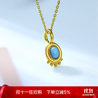 Chiba jewelry 18k gold freshwater pearl pendant love garnet necklace cute neck jewelry for girlfriend’s birthday 18k gold turquoise pendant