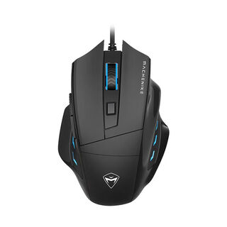 机械师（MACHENIKE）M3可选 静音有线游戏鼠标可调DPI办公 外设鼠标lol 吃鸡 电竞csgo 办公游戏笔记本电脑台式机鼠标 【非静音版】有线鼠标-黑色