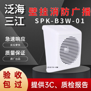 Fanhai sanjiang broadcasting wall mounted speaker spk-b3w-01 fire broadcasting speaker wall mounted speaker