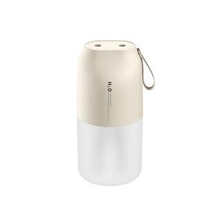 Oemg cross-border new product portable dual-spray humidifier portable desktop car usb charging large capacity air humidifier dq116-apricot 2000 mah