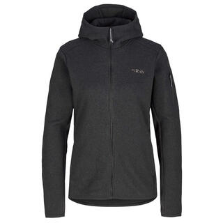 Rab ruipo women's fleece jacket warm quick-drying windproof warm jacket hooded autumn and winter outdoor jacket ebony 12
