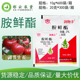 Jianwufeng 2% ethylamine promotes germination cell division, rooting, strong seedlings and enlarging fruits, stress-resistant growth regulator 10g