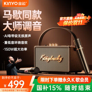 Jinyun marshall same style audio home karaoke all-in-one machine karaoke microphone microphone home ktv singing artifact heavy bass karaoke set bluetooth speaker gift s21