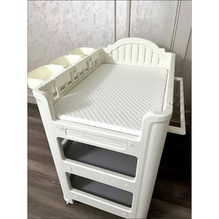 Papahu baby changing table latex pad newborn baby care table latex spine protector latex can be customized size 79*55 latex pad white