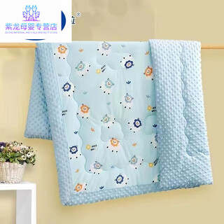Famous high-quality children's quilt autumn and winter baby baby quilt newborn spring and autumn kindergarten winter thickened blanket bean sheep sheep (winter quilt thickened) 120x150cm