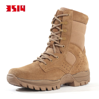 3514 combat boots men's training shoes high top tactical boots side zipper men's boots new brown outdoor desert boots brown 41