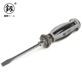 Fukuoka tools slotted cross screwdriver 1/4 tail cap can knock through center screwdriver can be used with xiaofei