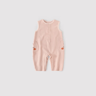 Jin ming kang baby overalls spring and autumn boys and girls spring clothes super cute spring jumpsuits spring baby jumpsuits shrimp jade powder 73cm