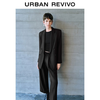 Ur2025 new autumn women's temperament commuter style silhouette suit jacket uwm150030+ black s