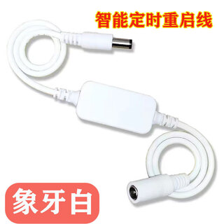 Router scheduled automatic power off reset restart controller timed power off relay automatic timing switch smart line white 0.3 meters