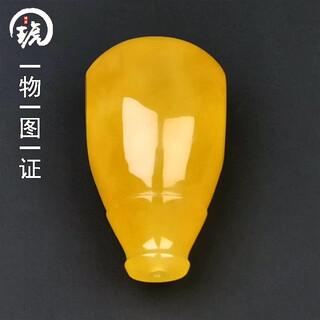 Amber school one thing, one picture, one certificate, beeswax three-way buddha head, single bead, natural amber with loose beads, jewelry accessories, three-way accessories, 4.65g, hole 17mm