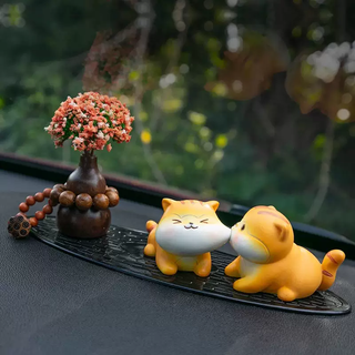 Yusenyi chu ping an zui mao car ornaments car interior decorations cute ladies car aromatherapy center console high-end lincoln navigator aviator adventurer lincoln z continental mkz navigator new energy mkc