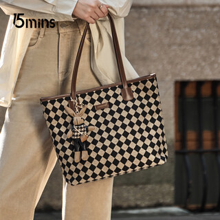 15mins cloth bag 2025 new women's model large capacity commuter shoulder tote women's bag birthday gift for girlfriend and wife