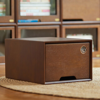 Nalandohao solid wood shoe box storage box transparent shoe shoe cabinet artifact drawer-type acrylic storage box internet celebrity dust-proof shoe rack sock drawer storage box 34x26x18.5cm