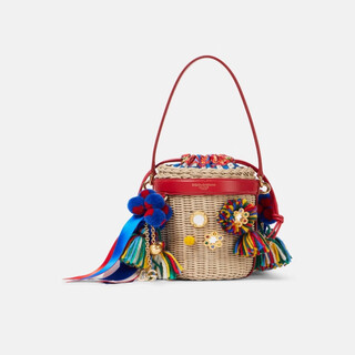 Dolce&gabbana (dolce&gabbana) new autumn and winter products exclusive sale women's taormina carla m size bucket bag p01057185 gold one size