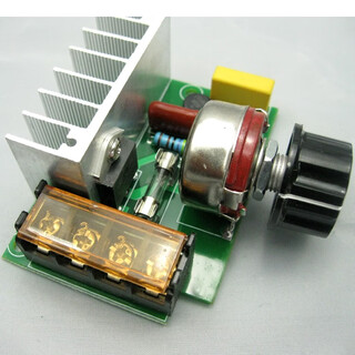 Ac motor 4000w imported high-power thyristor digital voltage regulator dimming speed and temperature 220v