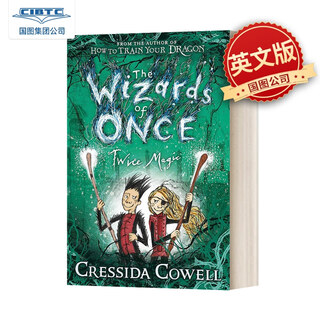 预售 英文原版 The Wizards of Once 魔境奇谭 远古魔法师1 驯龙高手作者 魔镜奇谭2