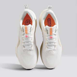 Li ning (li-ning) 2025 autumn new men's genuine red rabbit 8 breathable fashion trend racing wear-resistant sports running shoes milky white/dune khaki arpv013-1 43.5