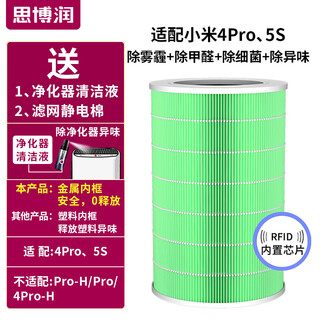 Siborun is suitable for mijia xiaomi air purifier filter element 4pro/5s filter element to remove haze, remove aldehyde, odor and remove bacteria filter