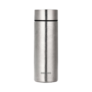 Ohhaa whispering silver titanium thermos cup 420ml