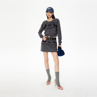 Re van elite wardrobe rui fan new designer dark gray fair isle woolen suit rl92401156 dark gray (flower) l /40