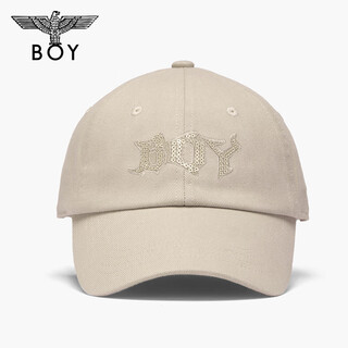 Boy london personalized fashionable embroidered soft-top baseball cap spring fashion brand men's and women's peaked cap n90043 khaki m