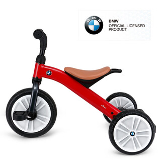 Rastar genuine bmw bmw children's tricycle 2-6 years old baby bicycle bicycle walking artifact metal stroller bmw racing red