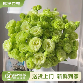 Yunnan flowers wholesale quality rose lily water fresh cut flowers for girlfriend birthday gift source straight hair green lisianthus 200g any 2 pieces free of charge