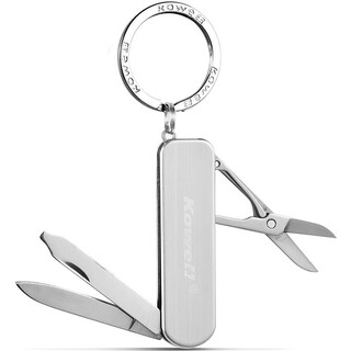 韩国Kowell可威尔指甲刀 便携多功能小刀/剪刀/螺丝刀/锉刀  进口不锈钢 400