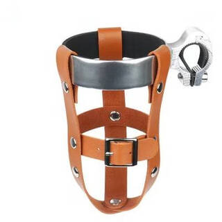 Archermind is suitable for mavericks u2/uqi/f100 electric vehicle water cup holder coffee beverage holder bicycle water bottle holder accessories silver cup holder brown mesh holder