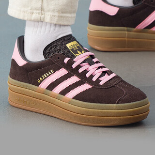 Adidas (adidas) women's shoes 2025 autumn and winter new clover gazelle fashion thick-soled low-top comfortable sports shoes moral training shoes ih6786 36