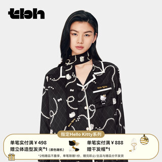 Brutalist home (tbh) hello kitty beaded narrow silk scarf mulberry silk square scarf as a gift hello kitty beaded narrow silk scarf-pearl necklace