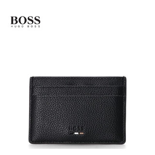 Boss ss26 light luxury men boss wallet card holder black one size