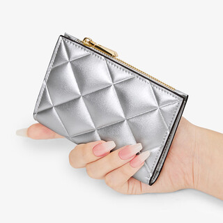 Williampolo emperor paul wallet women's 2025 new wallet card bag all-in-one women's simple small bag coin purse glacier silver