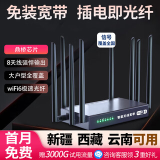 随U行随身wifi无线路由器无线宽带无线网络上网卡免装宽带不拉网线3网通租房农村家用新疆云南西藏可用 鼎桥国芯8天线【十核】