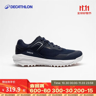 Decathlon women's golf shoes, lightweight mesh breathable casual sports shoes, 23 years new, navy blue 39-4296780